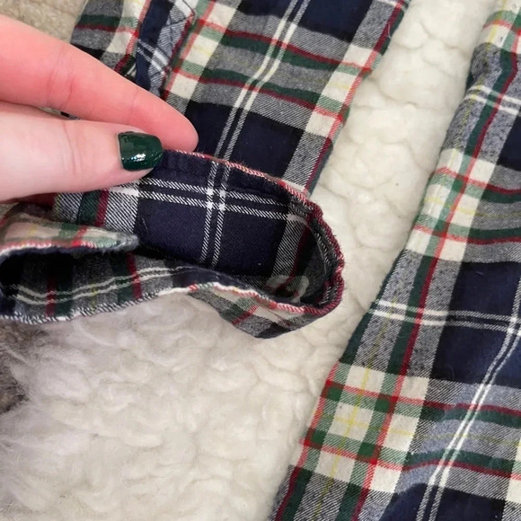 Eddie Bauer Plaid Flannel button down - size XXL - Picture 5 of 16